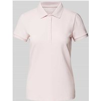 Montego Regular Fit Poloshirt in unifarbenem Design in Rose, Größe S von montego