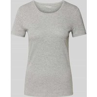 Montego T-Shirt in Melange-Optik in Silber Melange, Größe S von montego