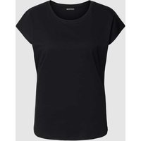 Montego T-Shirt mit Kappärmeln in Black, Größe XS von montego