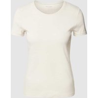 Montego T-Shirt mit Rundhalsausschnitt in Beige Melange, Größe XL von montego
