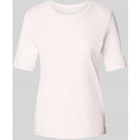 Montego T-Shirt mit Rundhalsausschnitt in Rose, Größe S von montego