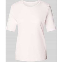 Montego T-Shirt mit Rundhalsausschnitt in Rose, Größe XS von montego