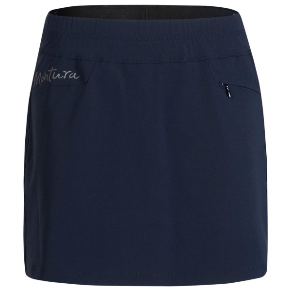 Montura - Women's Stretch Sporty Skirt - Skort Gr L;M;S;XL;XS blau;schwarz von montura