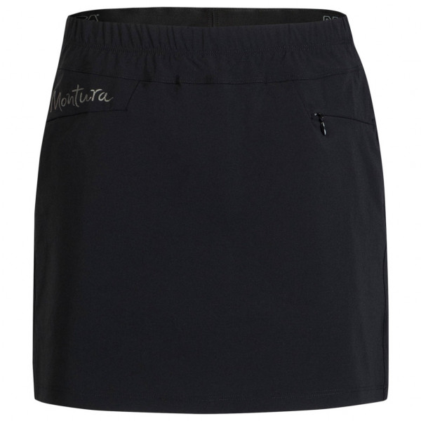 Montura - Women's Stretch Sporty Skirt - Skort Gr XS schwarz von montura