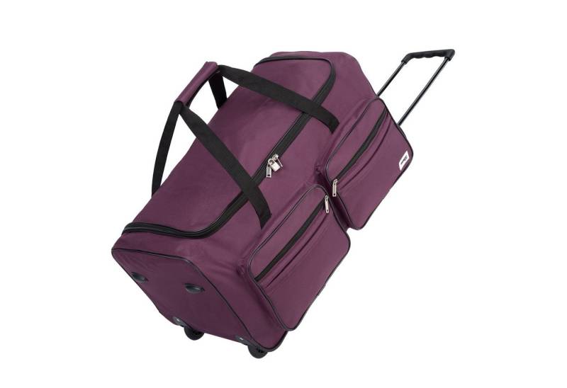 monzana Reisetasche (1-tlg), mit Rollen 85L Trolley Teleskopgriff Groß XL Gepäcktasche von monzana