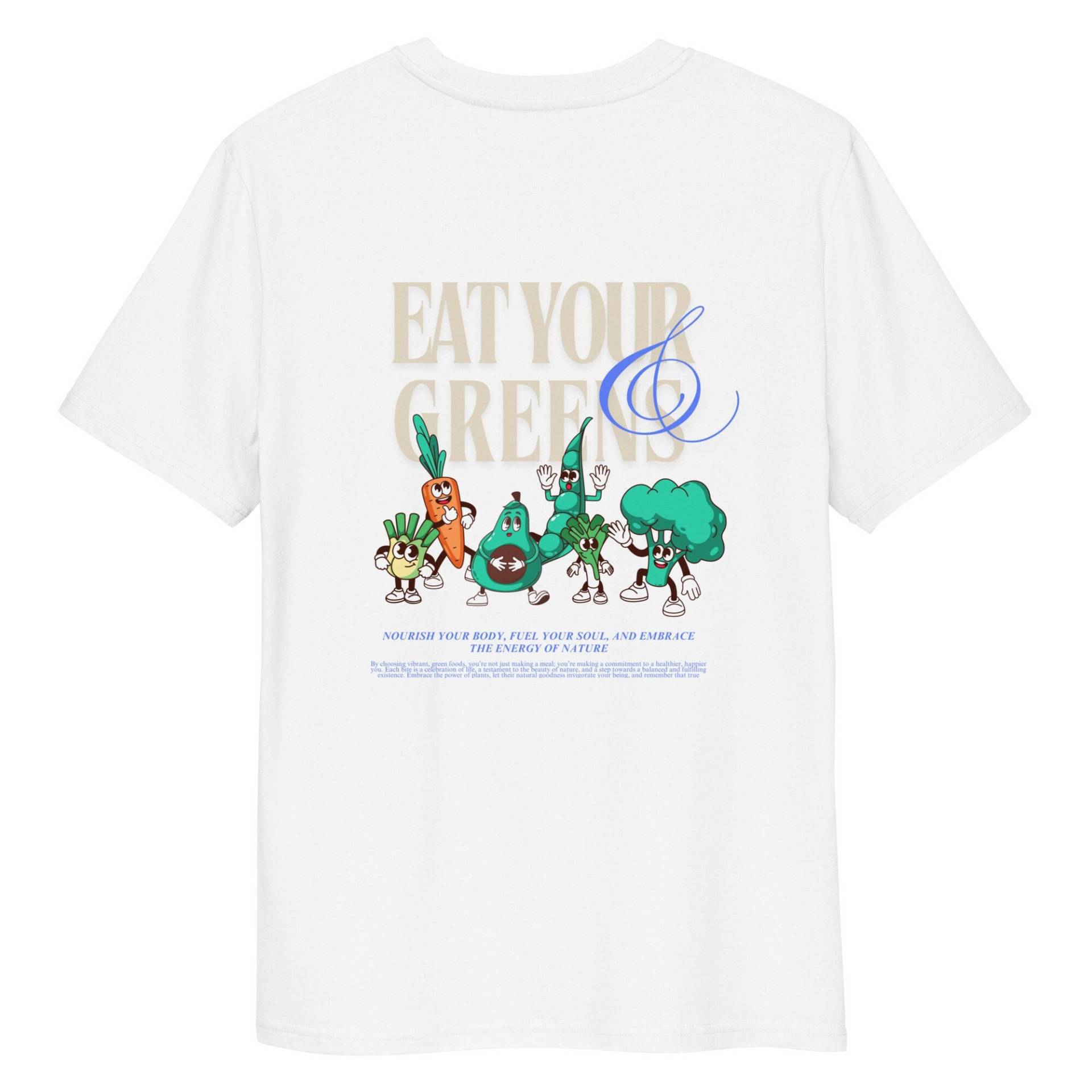 Eat Your Veggies Retro Grafik Shirt | Greens Unisex T-Shirt Veganes Farmers Market Gemüse Pinterest von moodykidstudio