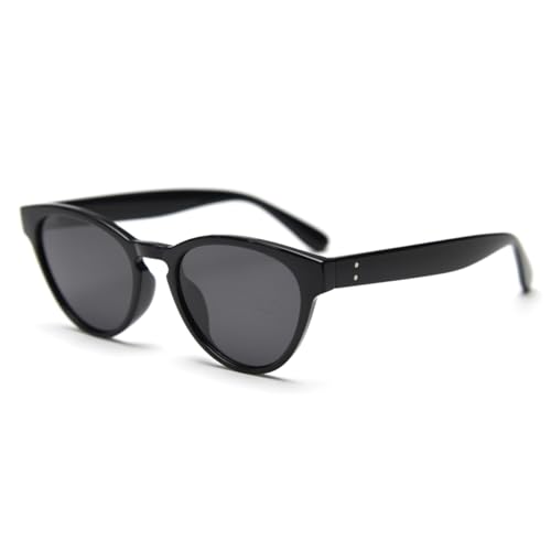 moomoobird Cat Eye polarisierte Sonnenbrille für Frauen TR90 Retro Sonnenbrille UV400 Weibliches Leichtgewicht (black) von moomoobird