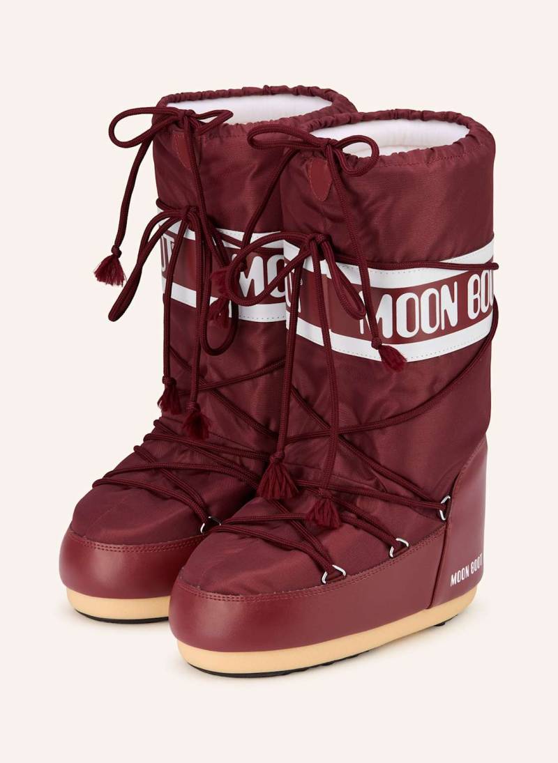 Moon Boot Moon Boots Icon Nylon rot von moon boot