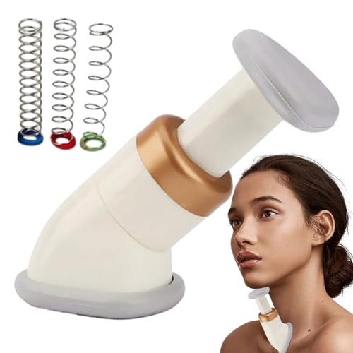 Neckline Slimmer,Neckline Slimmer Toning Massagegerät | Kinnmassagegerät | Gesichtshalslinien-Trainingsgerät für Männer und Frauen, Facelift-Gerät, Gesichts- und Nackenmassage, Moonyan von moonyan