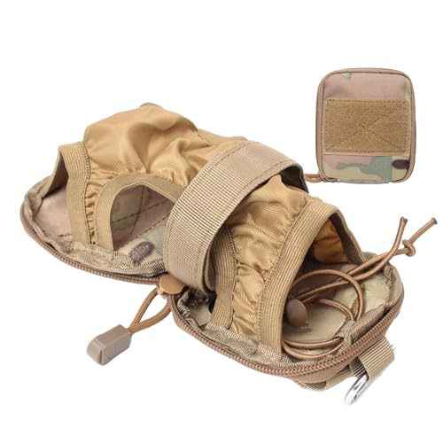 moonyan Tarngürteltasche, Tarngürteltasche,Hüfttasche Gürtel Handytasche für Outdoor-Mann | Camouflage-Reißverschluss-Hüfttasche, Faltbare Outdoor-Hüfttasche für Herren, tragbare Gürteltasche für von moonyan