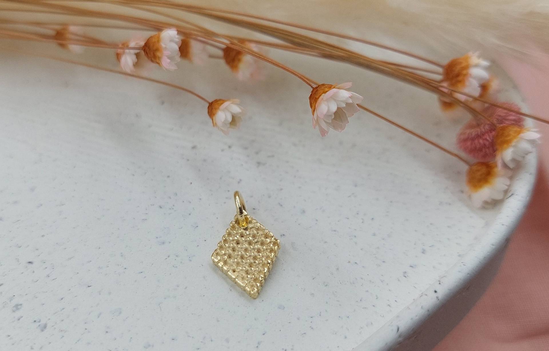 Anhänger "Dots/Rhombus" Silber Gelbgoldplattiert Anhänger "Dots/Rhombus" Silber Gelbgoldplattiert von moonymiss