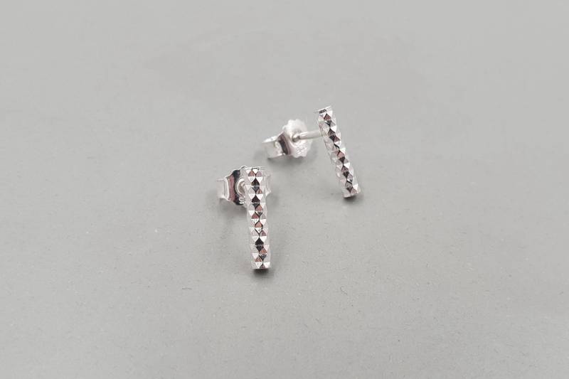 Ohrstecker Geometric, Silber von moonymiss
