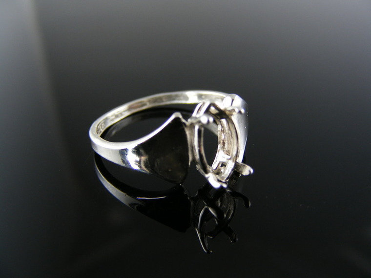 5465 Ring Einstellung Sterling Silber Größe 6, 8 X 4 Mm Marquise Stein von moosecryjewelry