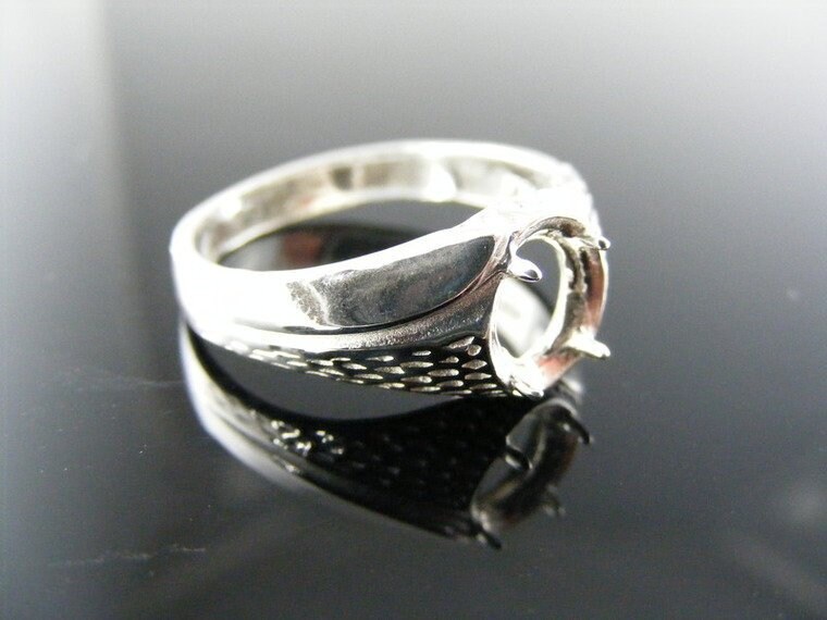 5592 Ring Einstellung Sterling Silber Größe 11, 5, 8 X 6 Mm Ovalen Stein von moosecryjewelry