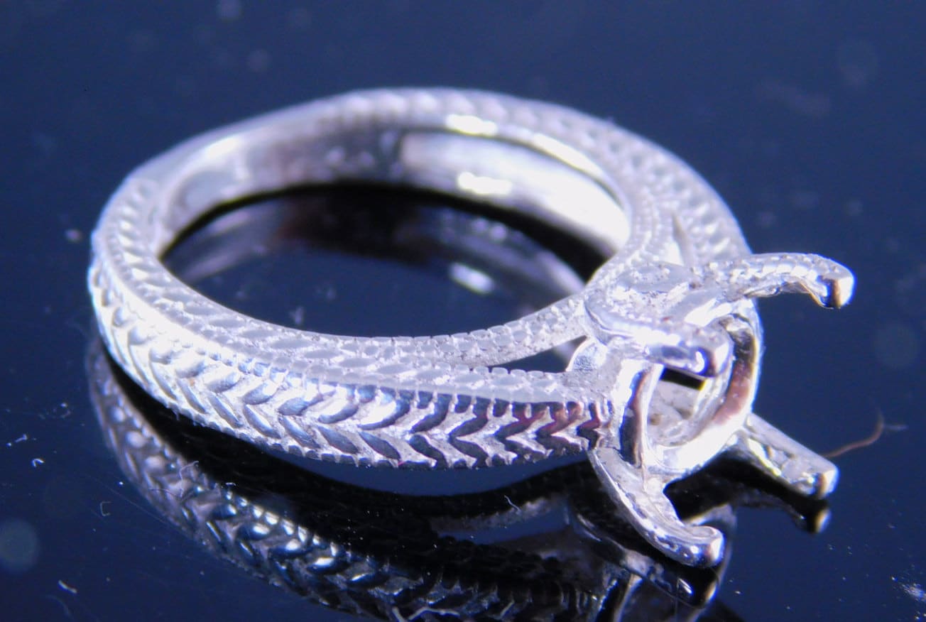 6237 Sterling Silber Ring 7, 5 Bis 8 Mm Rund Edelstein, Größe 5 [Kostenloser Versand Und Größe] von moosecryjewelry