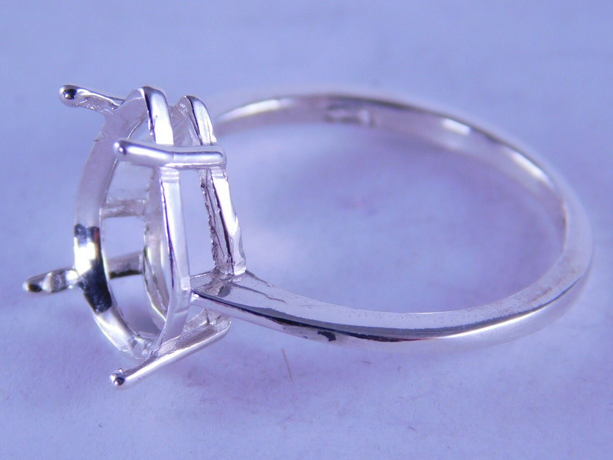 6264 Sterling Silber Ring 14 X 9 Mm Birnen Edelstein, Größe 8, 25, [Kostenloser Versand Und Größe] von moosecryjewelry