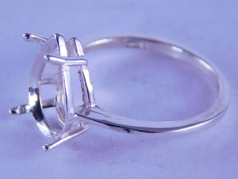 6264 Sterling Silber Ring 14 X 9 Mm Birnen Edelstein, Größe 8, 25, [Kostenloser Versand Und Größe] von moosecryjewelry