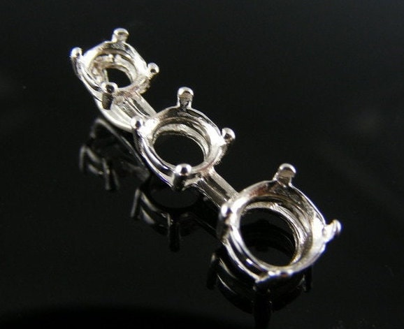 P91 Sterling Silber Anhänger, 1 - 6 Mm, 5, 5Mm & 5 Mm Rund Edelstein [Versandkostenfrei] von moosecryjewelry