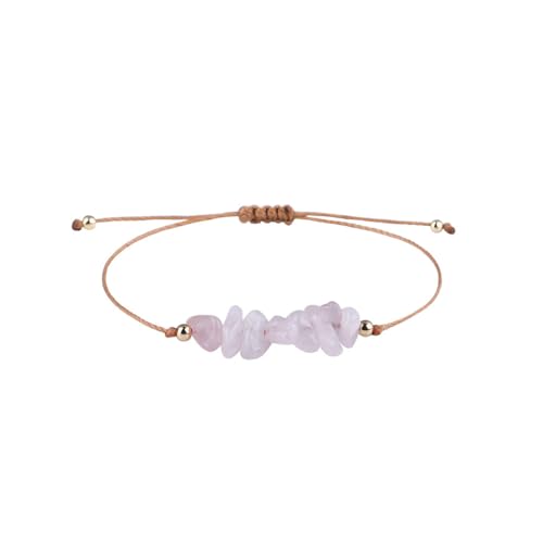 mophrati Armband unregelmäßige Kristalle Crushed Armreif gewebt verstellbares Geschenk Geschenk Mode Kette Armband Schmuck handgefertigt von mophrati