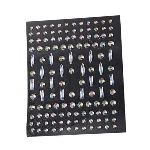 mophrati Auge Körper Gesicht Juwelen Strass Aufkleber Geometrische Bling Perlen Kristall Temporäre Make up DIY Maniküre Kostüm Party, Typ 4 von mophrati