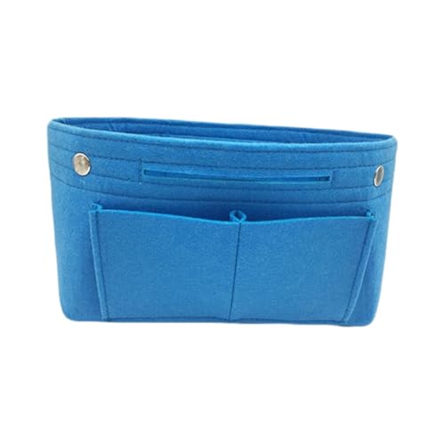 mophrati Bewahren Sie Ihre Make up Utensilien stilvoll mit der modischen Kosmetiktasche mit Innentasche aus Filz auf, Blau von mophrati