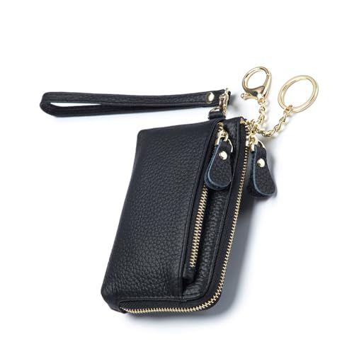 mophrati Frau Geld Kurze Art Brieftasche PU Leder Reißverschluss Geldbörse Kreditkarteninhaber Tragetasche Geburtstag Festival Geschenk, Schwarz mophrati Frau Geld Kurze Art Brieftasche PU Leder Reißverschluss Geldbörse Kreditkarteninhaber Tragetasche Geburtstag Festival Geschenk, Schwarz von mophrati