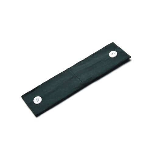 mophrati Knopf Stirnbandhalter Gute Elastizität Gute Fixierung Bequeme Passform Schal Kopftuch Sanfte Textur Schweißabsorption, Typ 3 von mophrati