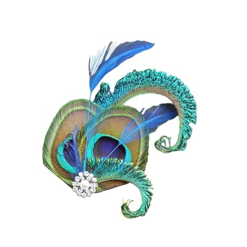 mophrati Metall Haarkamm im orientalischen Stil, hochwertige Textur, exquisite Handwerks Blatt Haarkämme, Hochzeitsblume, nicht verformbare Blumen, Blau von mophrati