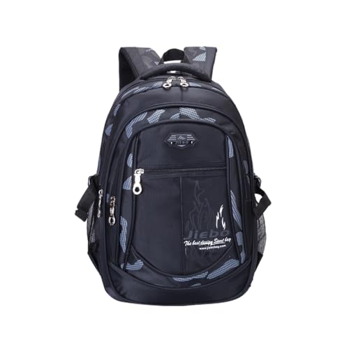 mophrati Schultasche für Teenager Jungen – großer Netz Rucksack aus wasserdichtem Nylon, Tagesrucksäcke für Kinder, atmungsaktiv, Kratzfest, Grau mophrati Schultasche für Teenager Jungen – großer Netz Rucksack aus wasserdichtem Nylon, Tagesrucksäcke für Kinder, atmungsaktiv, Kratzfest, Grau von mophrati