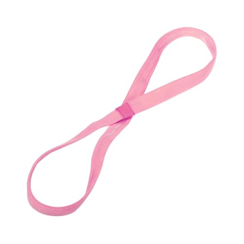 mophrati Stirnband Stretch Haarbänder Schmales rutschfestes Haarband Verstellbare Stirnbänder Kopfbedeckung Yoga Laufen Sport Styling, Rosa von mophrati