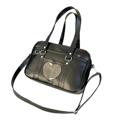 mophrati Tragbare PU Umhängetasche, geeignet für verschiedene Anlässe, modische Taschen für Damen, Umhängetasche, Tasche für Damen, Handtasche, Schwarz mophrati Tragbare PU Umhängetasche, geeignet für verschiedene Anlässe, modische Taschen für Damen, Umhängetasche, Tasche für Damen, Handtasche, Schwarz von mophrati