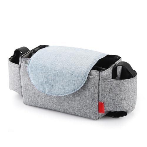 mophrati Universal Kinderwagen Organizer Falttasche Tragbarer Kinderwagen Rollstuhl Wasserdichter Getränkehalter Oxford Tuch, Grau mophrati Universal Kinderwagen Organizer Falttasche Tragbarer Kinderwagen Rollstuhl Wasserdichter Getränkehalter Oxford Tuch, Grau von mophrati
