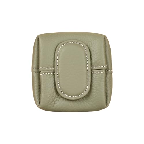 mophrati Vintage Reise Kleine Schmuck Veranstalter Münzen Geldbörse Frauen Sammlung Einfarbig Mini Geldbörse Leder CoinPurse, A von mophrati