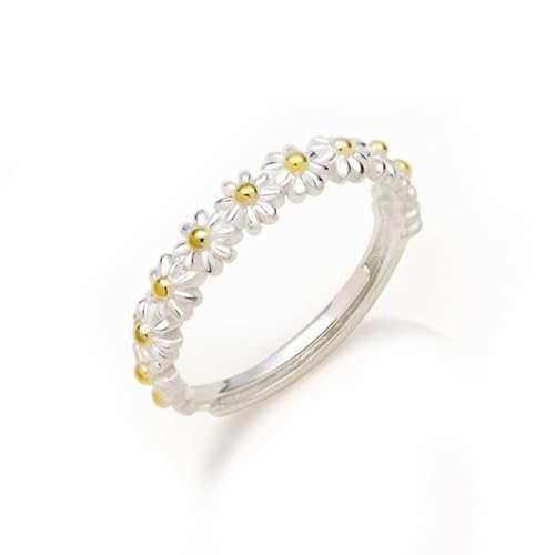 mophrati Vintage Stil Ringe Mädchen Hochzeit Verlobung Reisen verstellbare Öffnung Mode Blumenknöchel Ring Schmuck, Ohrring von mophrati
