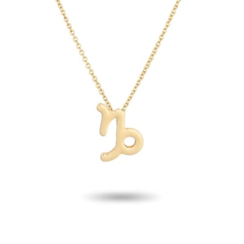mophrati Zwölf Sternzeichen Zodiac Halskette Ins Jewelry Chain Charm DIY Chic Komfortable zarte Persönlichkeit Anhänger, Steinbock-Gold von mophrati