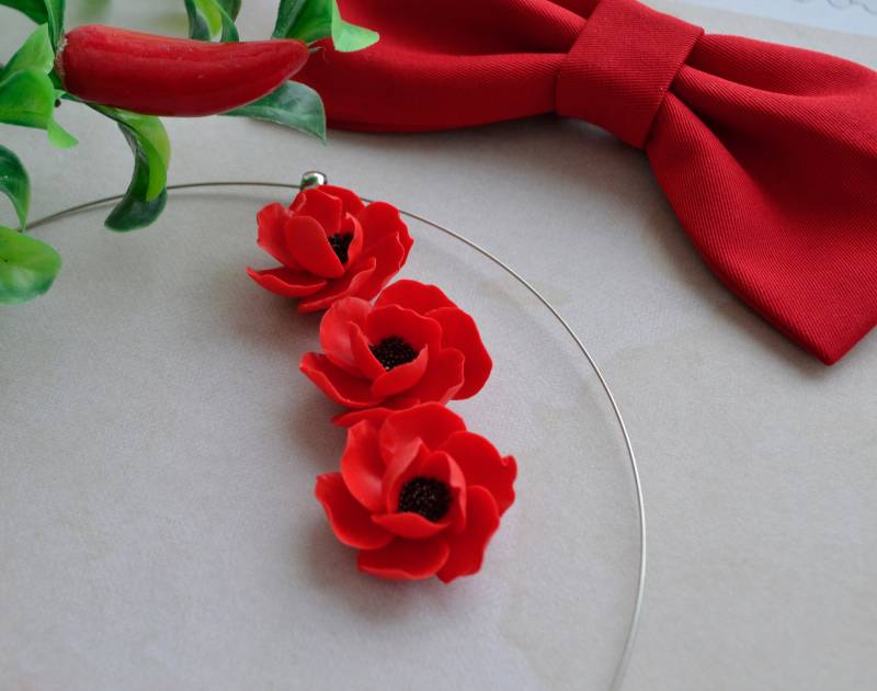 Halsband Halskette Anhänger Mit Roten Blumen Rote Dekoration Geschenk An Mamalieblings Frau Mädchen Lehrer Für Brautjungfer Halsband Halskette Anhänger Mit Roten Blumen Rote Dekoration Geschenk An Mamalieblings Frau Mädchen Lehrer Für Brautjungfer von morecolors