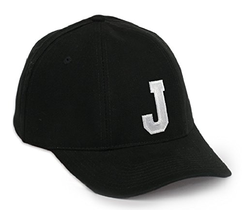 Baseball Mütze Cap Caps A-Z schwarz Snapback with Adjustable Strap Snap Back LA (J) von Morefaz