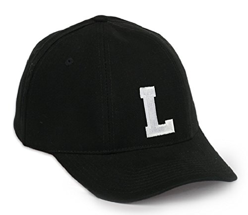 Baseball Mütze Cap Caps A-Z schwarz Snapback with Adjustable Strap Snap Back LA (L) von morefaz