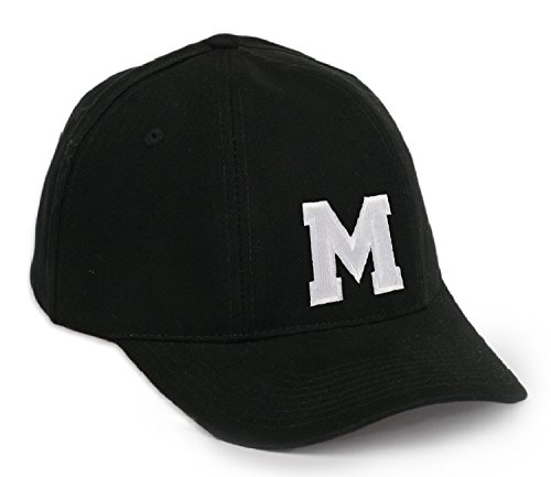 Baseball Mütze Cap Caps A-Z schwarz Snapback with Adjustable Strap Snap Back LA (M) von Morefaz