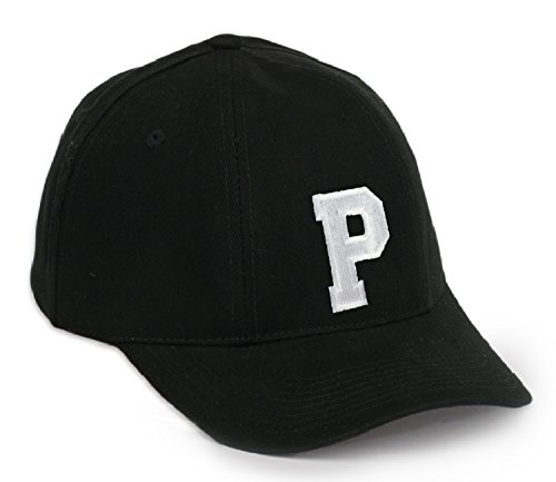 Baseball Mütze Cap Caps A-Z schwarz Snapback with Adjustable Strap Snap Back LA (P) von morefaz