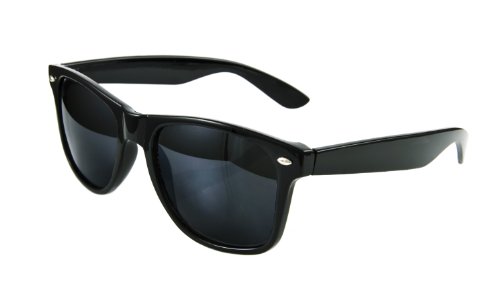 morefaz New Unisex (Damen Herren) Vinatge Retro Sonnenbrille Brille Sunglasses UV400 Protection (TM) schwarz von morefaz