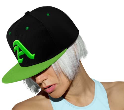 Morefaz New Unisex Jungen Mädchen Mütze Baseball Cap Snapback Hut Gotisch 3D A Kinder Kappe TM (A Green Green) von Morefaz