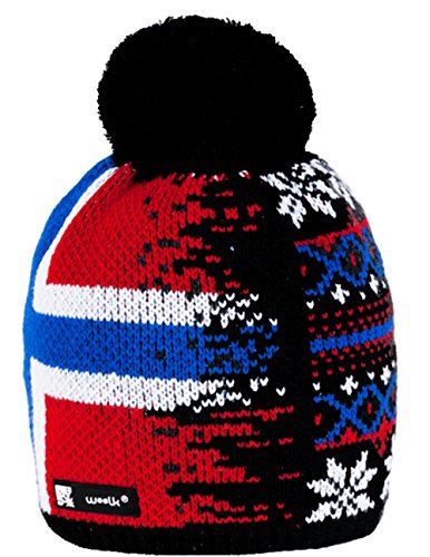 Nordic Wurm Winter Beanie Mütze mit Ponpon Damen Herren HAT Hats SKI Snowboard Morefazltd (TM) (Nordic 45) von morefaz