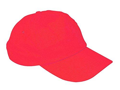 Morefaz Unisex Jungen Mädchen Mütze Baseball Cap Hut Kinder Kappe TM (Rot) von Morefaz