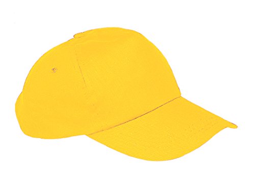 Morefaz Unisex Jungen Mädchen Mütze Baseball Cap Hut Kinder Kappe TM (Gelb) von Morefaz