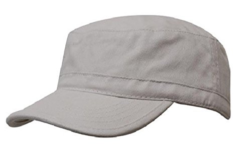 Unisex Mütze Army Destroyed Cap Fidel Castro Kuba Style Fullcap im Military Cadet Camouflage (Stone) von Morefaz