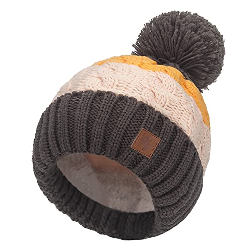 Wollig Wurm Winter Lolly Style Beanie Mütze mit Ponpon Damen Herren HAT HATS Fashion SKI Snowboard Morefazltd (TM) (Lolly 5) von morefaz