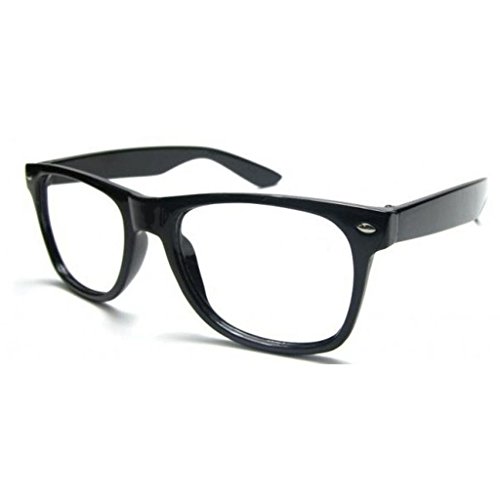 morefaz New Unisex (Mens Womens) Vintage Retro Klare Linse Brille Glasses Clear Lens (TM) von morefaz