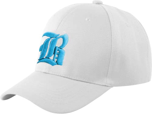 morefaz Unisex Jungen Mädchen Mütze Baseball Cap Hut Kinder Kappe 3D Gothic B TM (B White turquoise) von morefaz