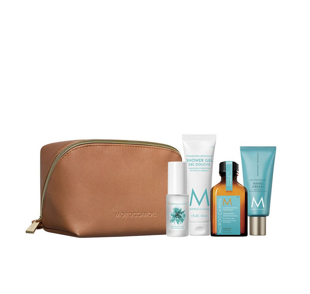 moroccanoil Hautpflege-Set BODY HYDRATION ESSENTIALS CASE 5 Stück von moroccanoil